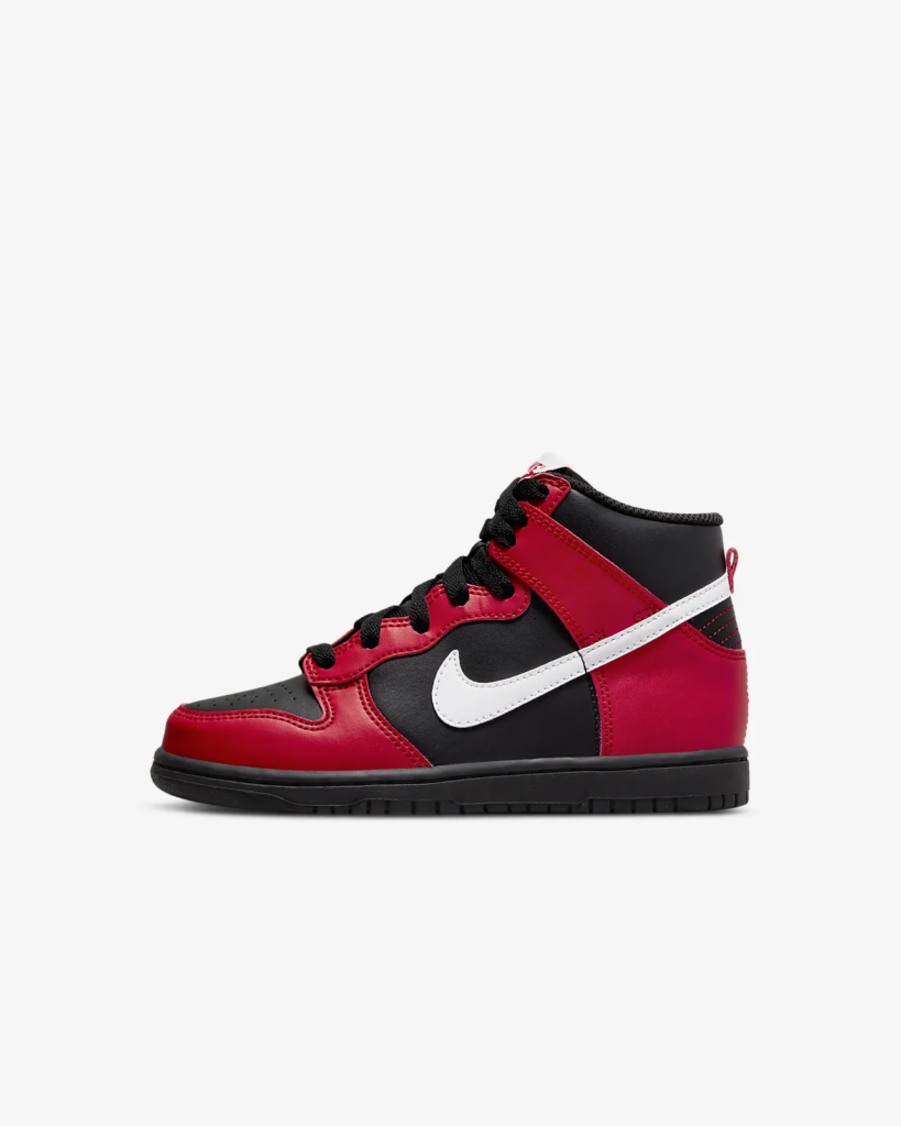 PS Nike Dunk High ‘University Red / Black’