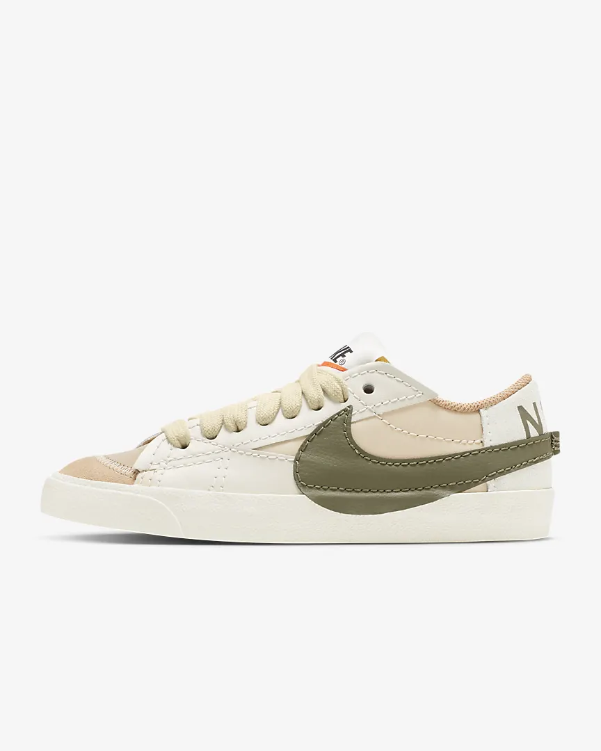 Womenâs Nike Blazer Low â77 Jumbo âMedium Oliveâ â Sneaker Steal