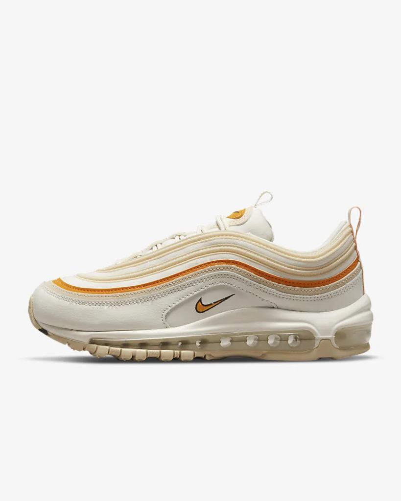 Women’s Nike Air Max 97 ‘Sanddrift / Light Curry’ 6.38 Free Shipping