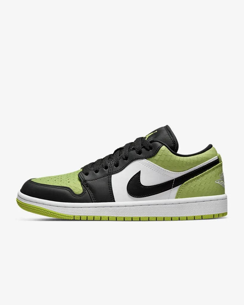 Women’s Air Jordan 1 Low SE Snakeskin ‘Vivid Green’