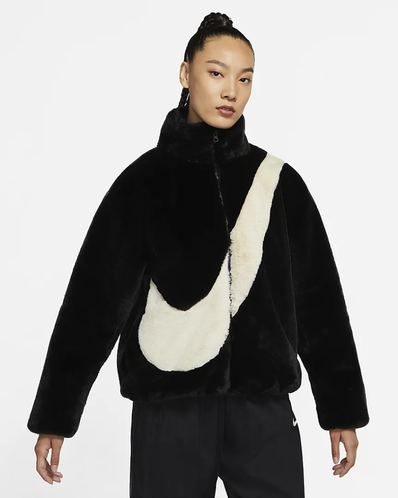 Nike Sportswear Luxe Faux Jacket 0.00 Free Shipping
