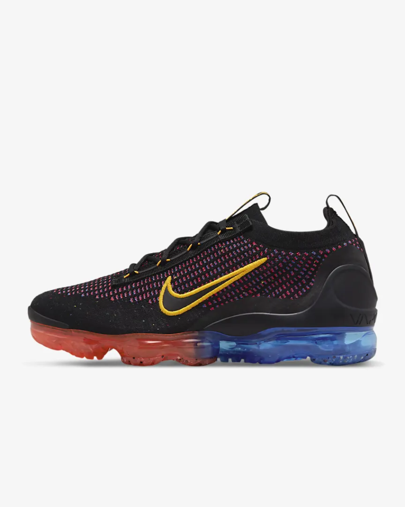Nike Air VaporMax 2021 FK ‘Black / Crimson’ $143.18 Free Shipping