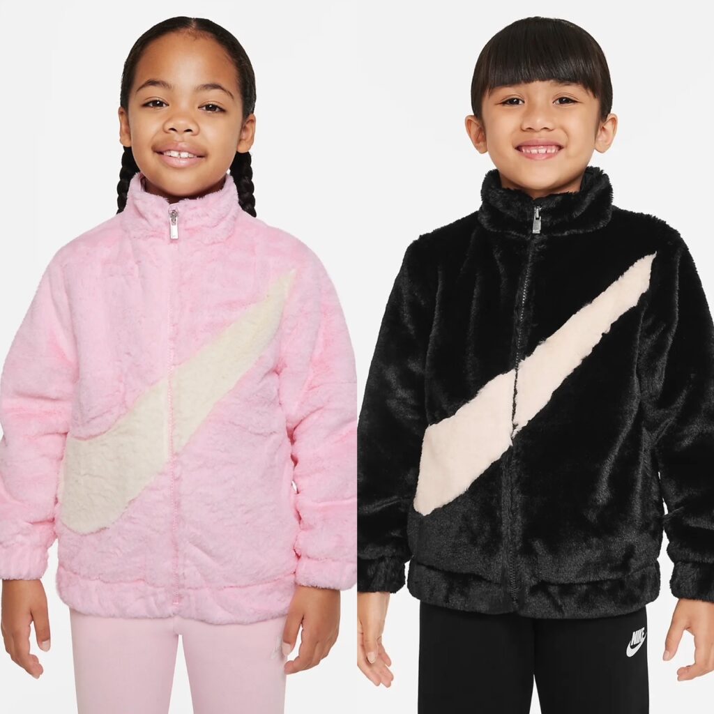 Kid’s Nike Faux Fur Jacket