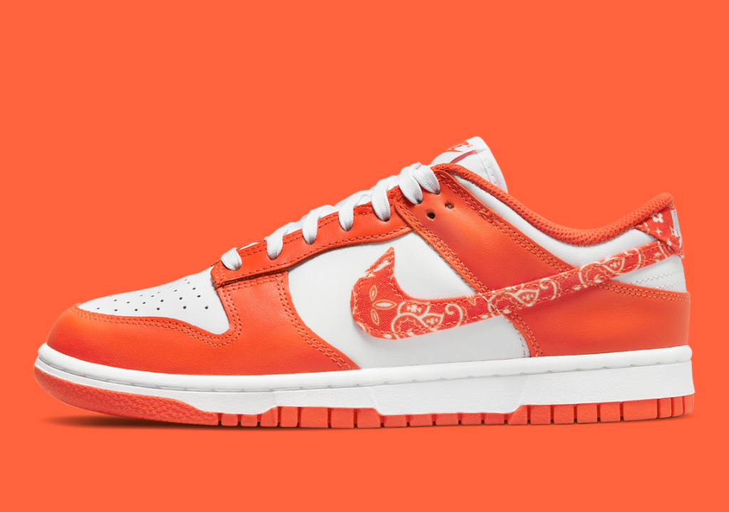 Women’s Nike Dunk Low Paisley ‘Orange Rush’