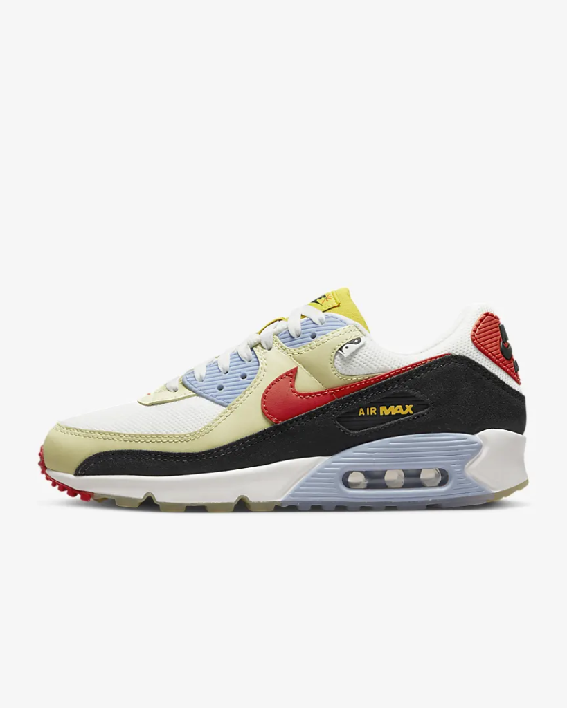 Nike Air Max 90 ‘Lemon Drop / Off-Noir’ .98 Free Shipping