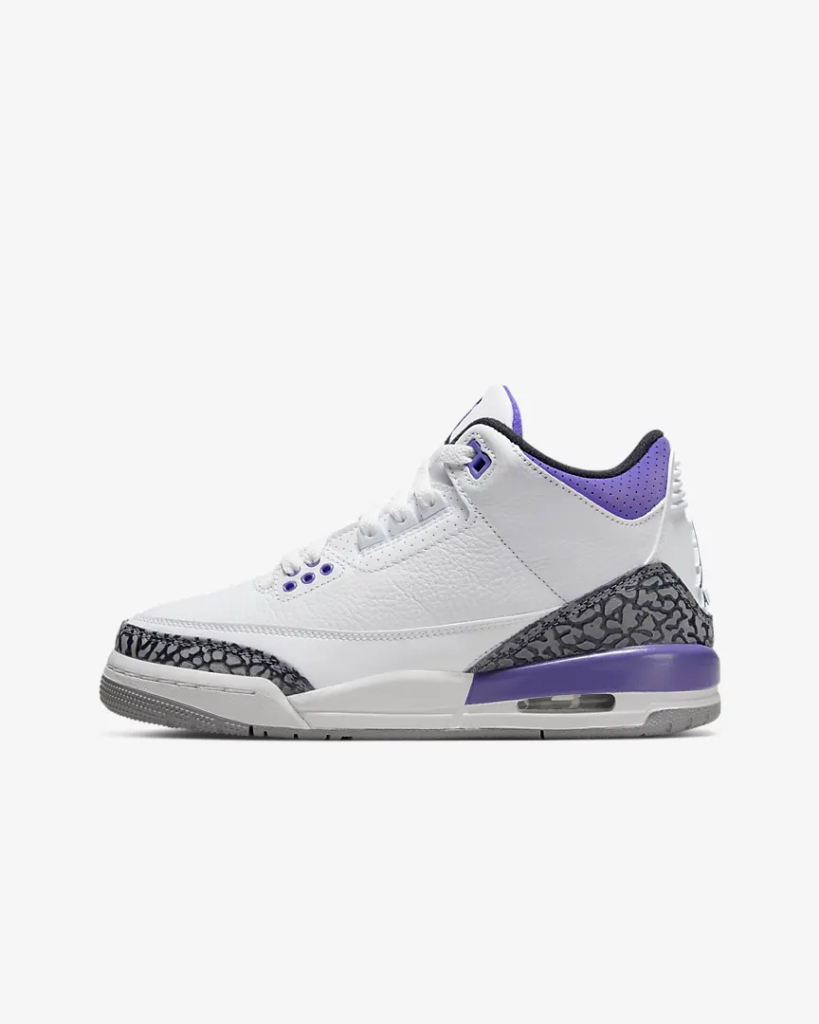 GS Air Jordan 3 Retro ‘Dark Iris’