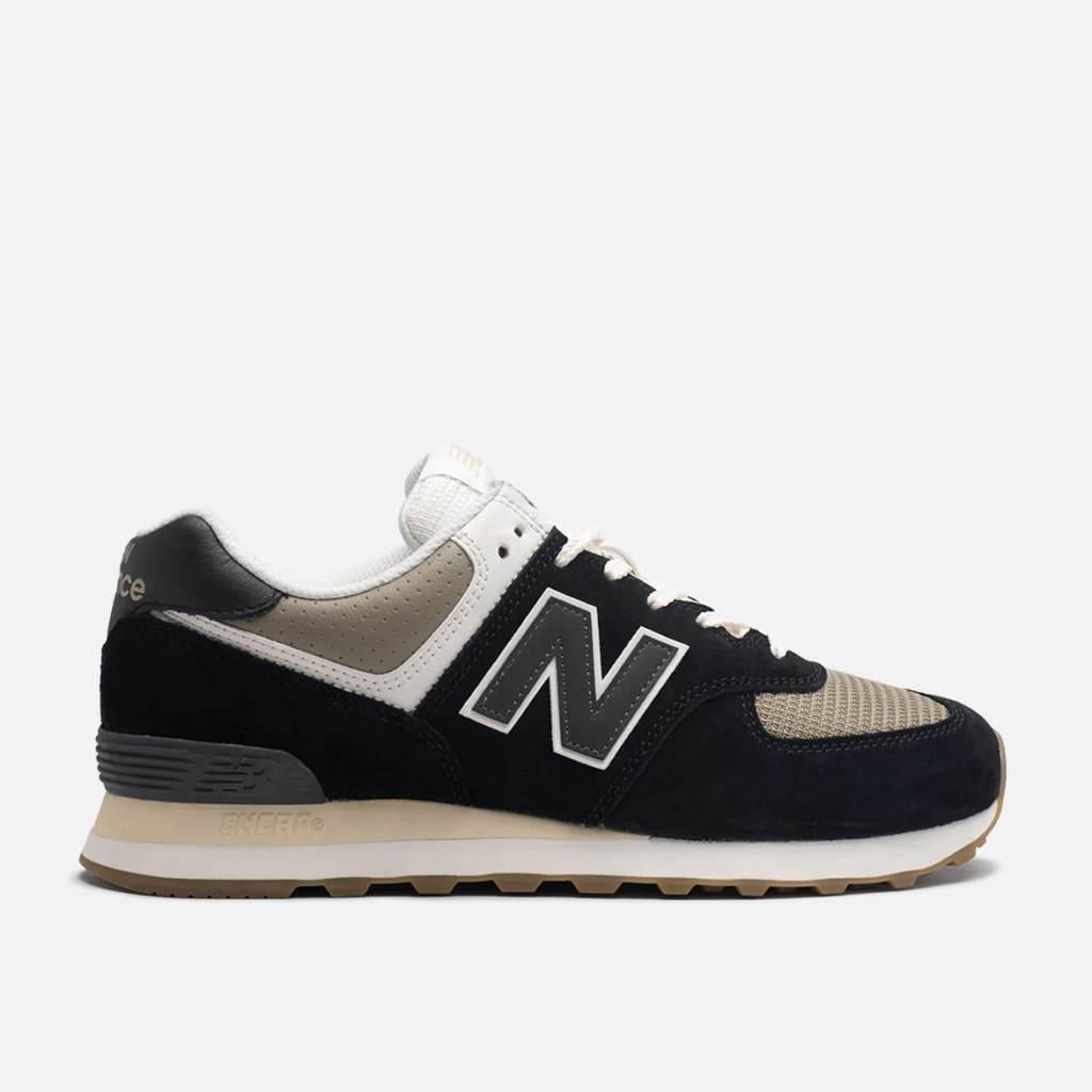 New Balance 574 ‘Black / Nimbus Cloud’ .00 Free Shipping