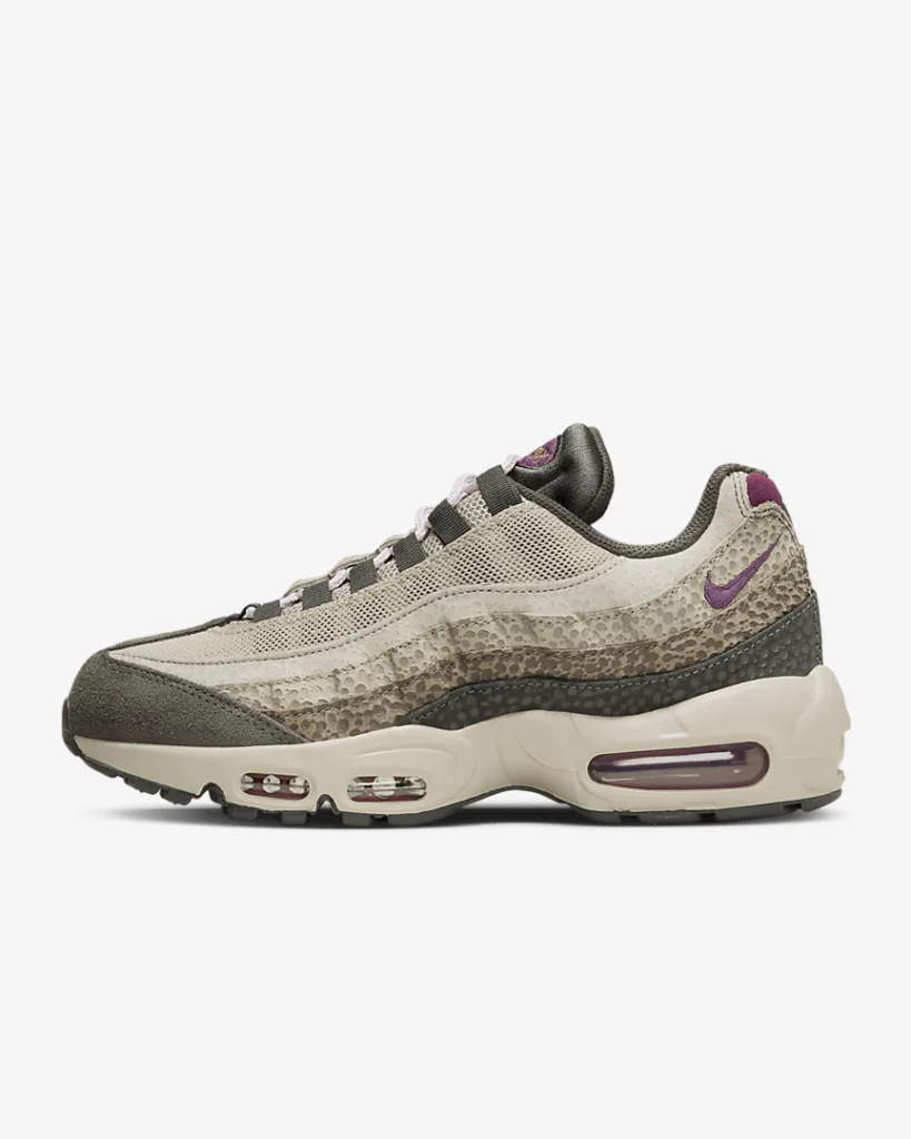 Women’s Nike Air Max 95 Safari ‘Ironstone / Viotech’ 8.97 Free Shipping