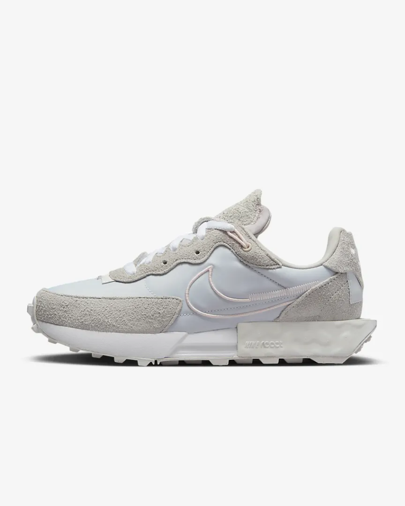 Women’s Nike Fontanka Waffle ‘Pure Platinum / Soft Pink’ .78 Free Shipping