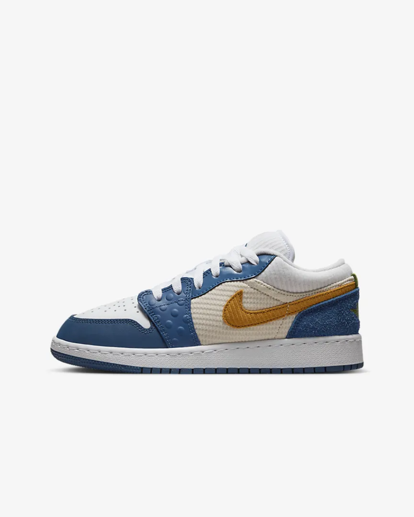 GS Air Jordan 1 Low SE ‘French Blue / White’