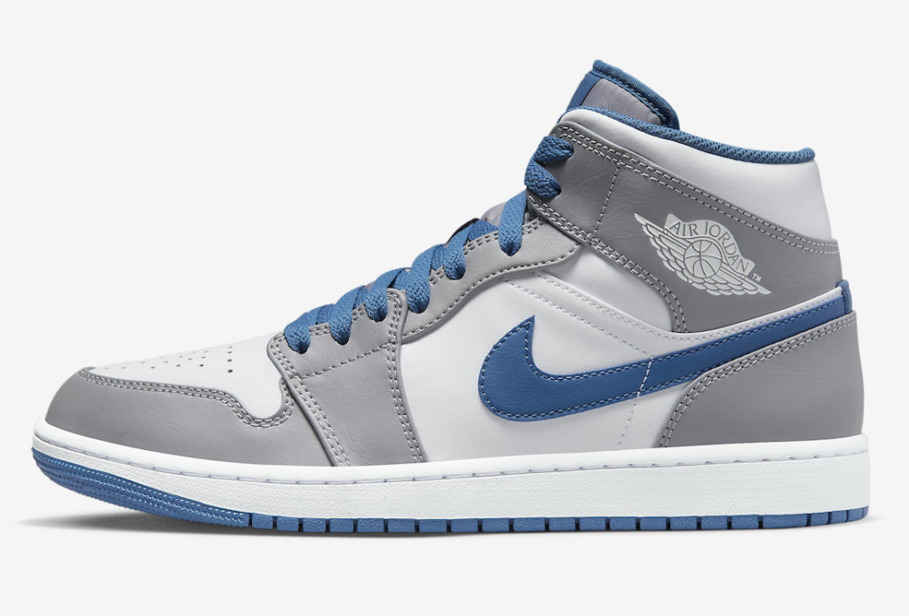 Air Jordan 1 Mid ‘True Blue / Cement Grey’