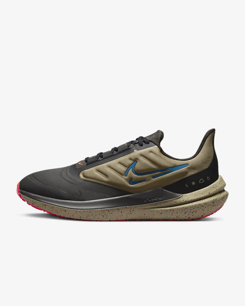 Nike Air Winflo 9 Shield ‘Medium Ash / Khaki’ .97 Free Shipping