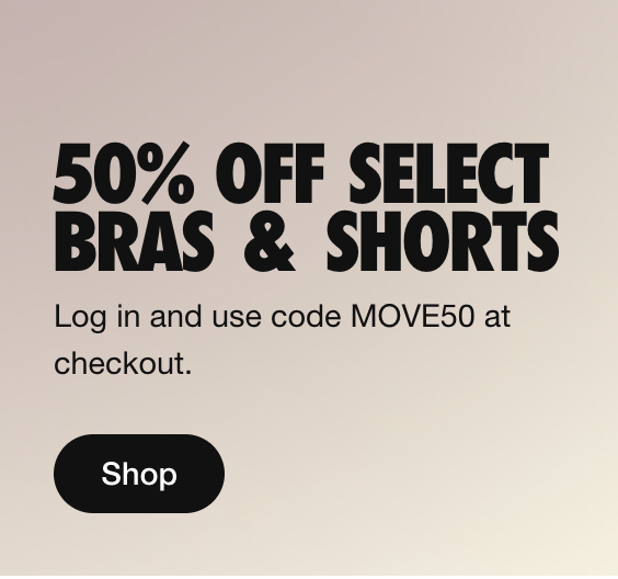 Nike SALE Members Save 50% Off Select Bras and Shorts 