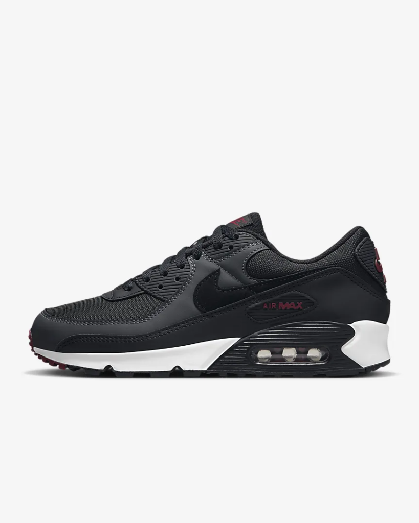 Nike Air Max 90 ‘Anthracite / Team Red’ .48 Free Shipping