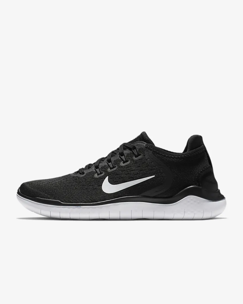 Women’s Nike Free RN 2018 ‘Black / White’ .98 Free Shipping
