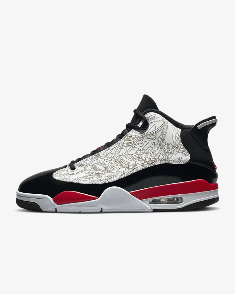 Air Jordan Dub Zero ‘Black / Fire Red’ 9.57 Free Shipping