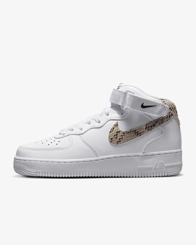 Women’s Nike Air Force 1 ’07 Mid ‘Snakeskin’ .57 Free Shipping