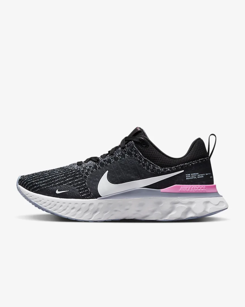 Nike React Infinity 3 ‘Black / Cobalt Bliss’ .97 Free Shipping