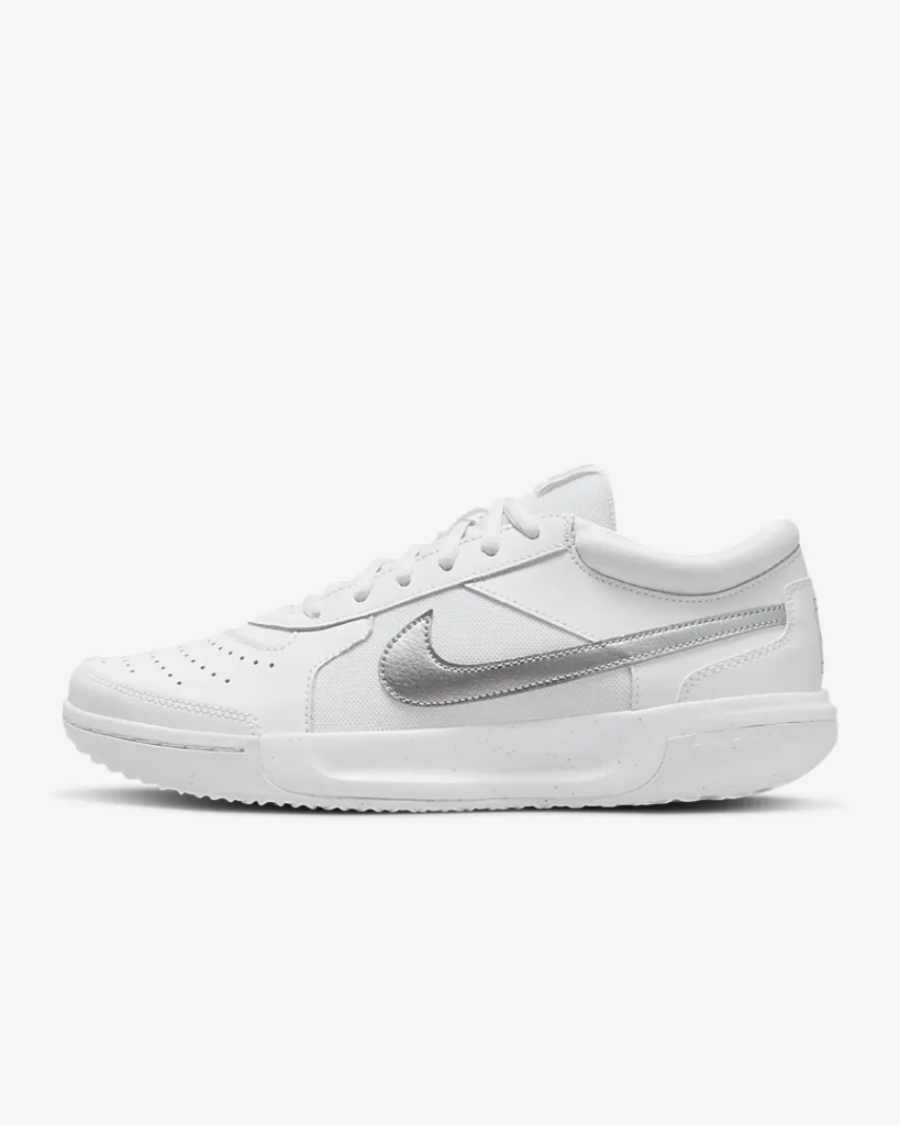 NikeCourt Zoom Lite 3 ‘White / Silver’ .37 Free Shipping