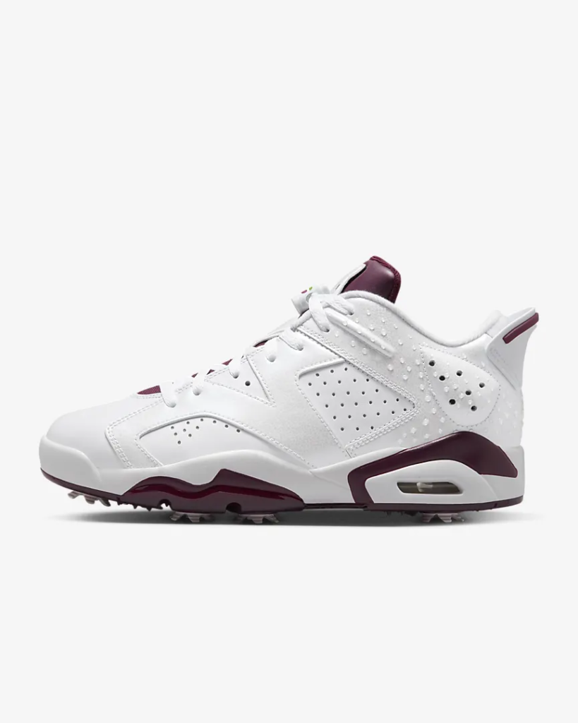 Jordan Retro 6 Low NRG G ‘White/Bordeaux’