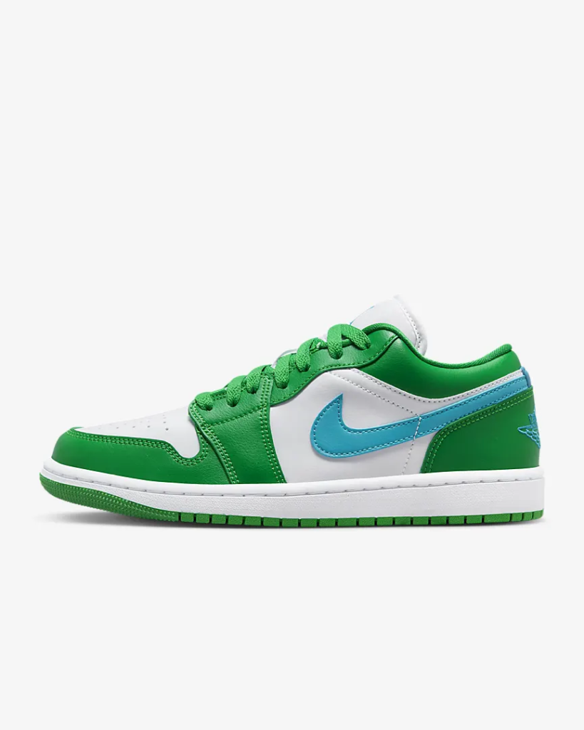 Women’s Air Jordan 1 Low ‘Lucky Green / Aquatone’