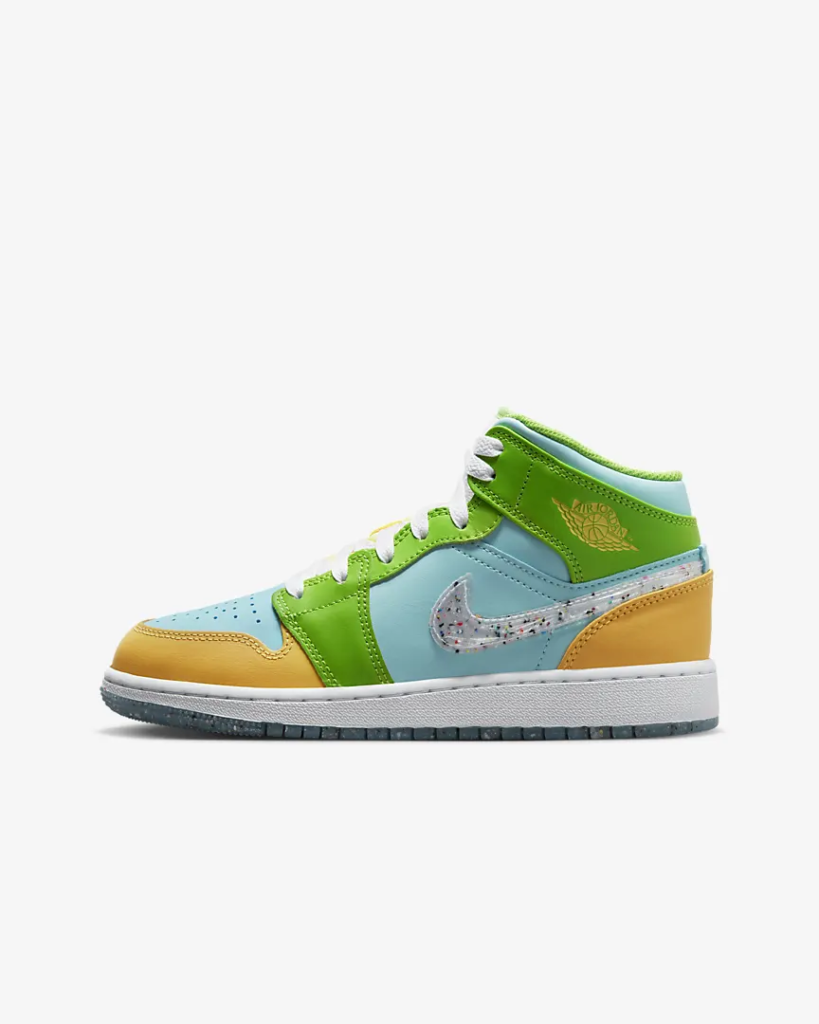 GS Air Jordan 1 Mid SE ‘Citron Pulse / Action Green’