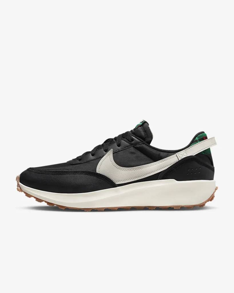 Nike Waffle Debut Premium ‘Black / Plaid’ .17 Free Shipping