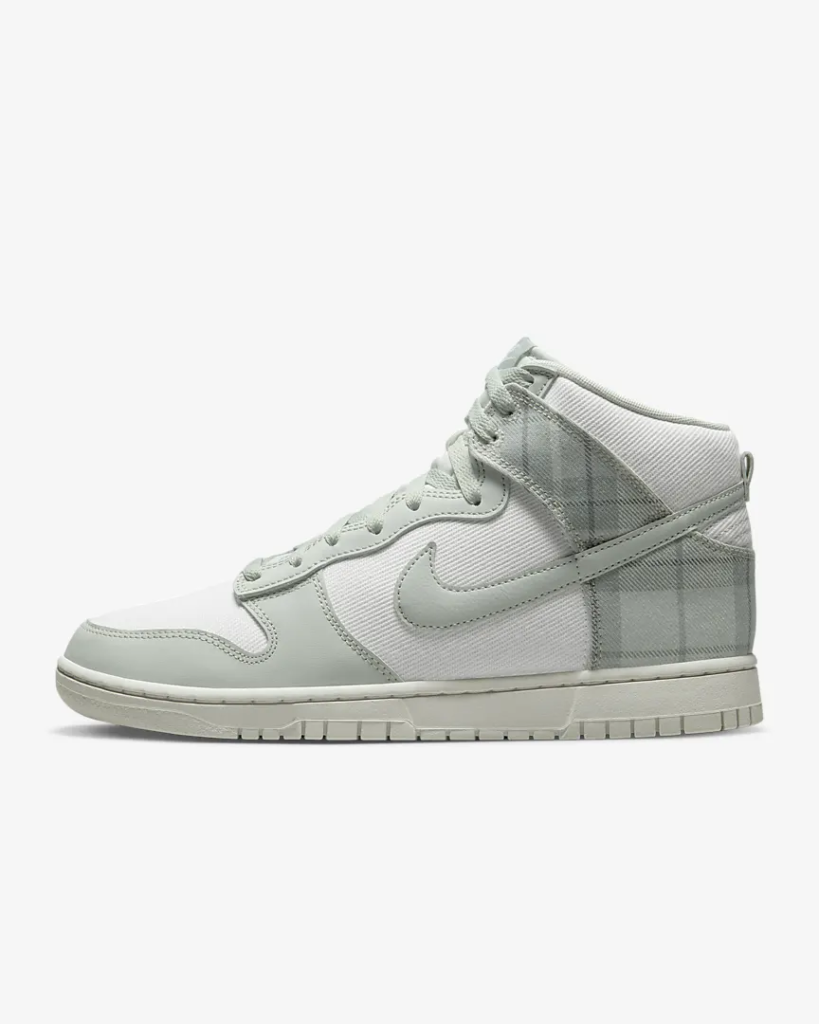 Nike Dunk High Retro SE ‘Summit White / Light Silver’ .77 Free Shipping