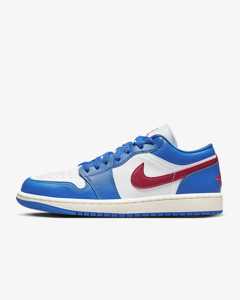 Air Jordan 1 Low ‘Sport Blue / Gym Red’