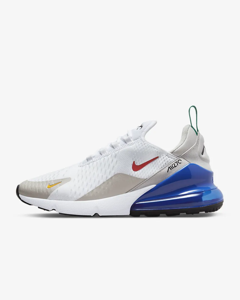 Nike Air Max 270 ‘White / Game Royal’ 2.97 Free Shipping