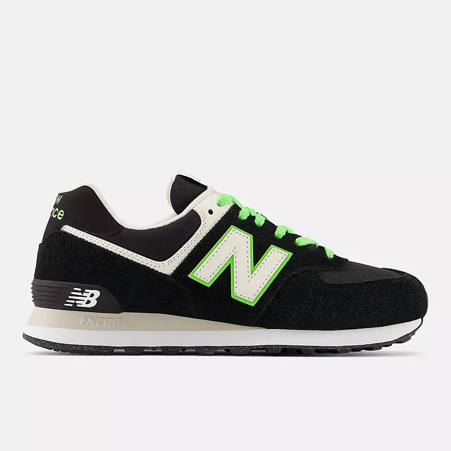 New Balance 574 ‘Black / Green’ .99