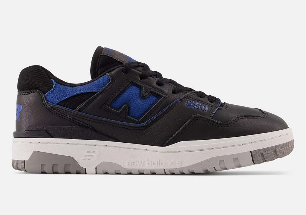 New Balance 550 ‘Black / Blue Groove’ .99 Free Shipping