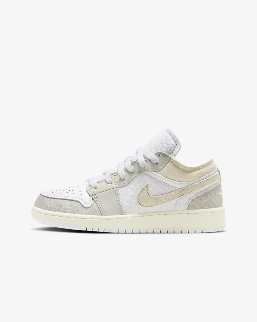 GS Air Jordan 1 Low SE Craft ‘Tech Grey’