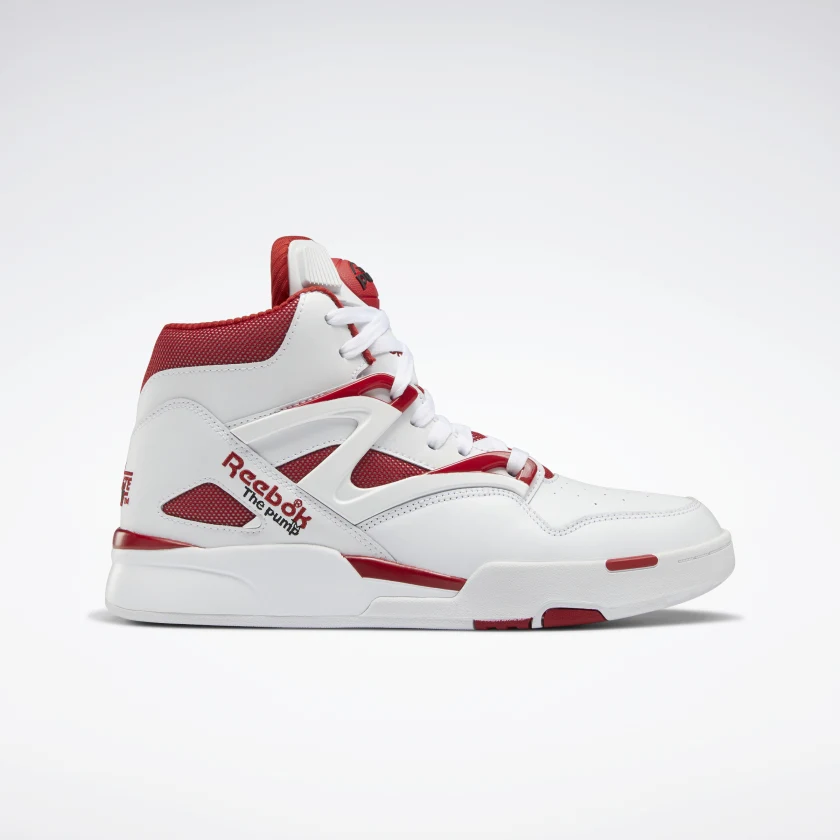 Reebok Pump Omni Zone II ‘White / Flash Red’ .00 Free Shipping