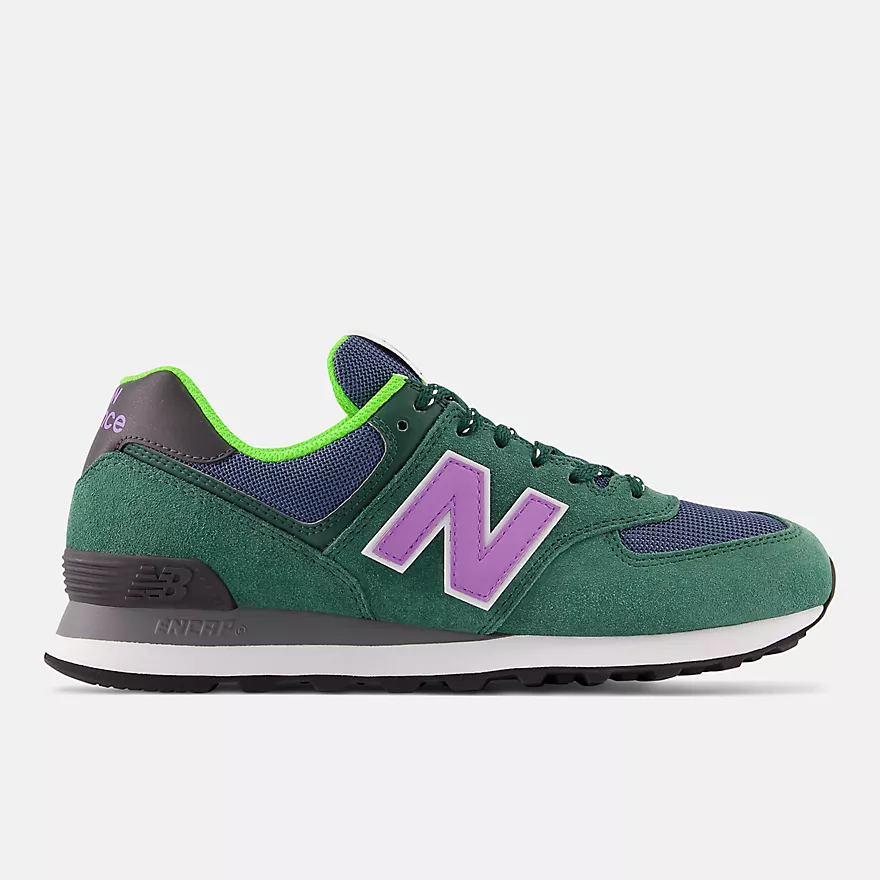 New Balance 574 ‘Green / Purple’ .99 Free Shipping