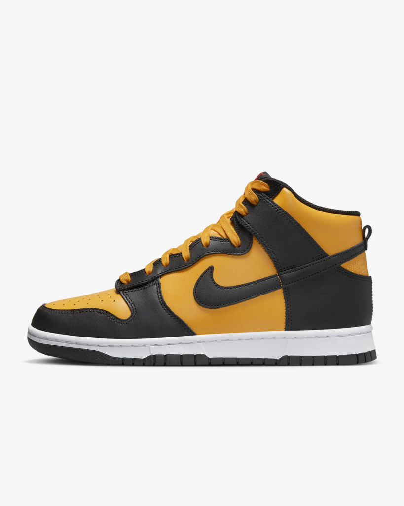Nike Dunk High Retro ‘Black / University Gold’