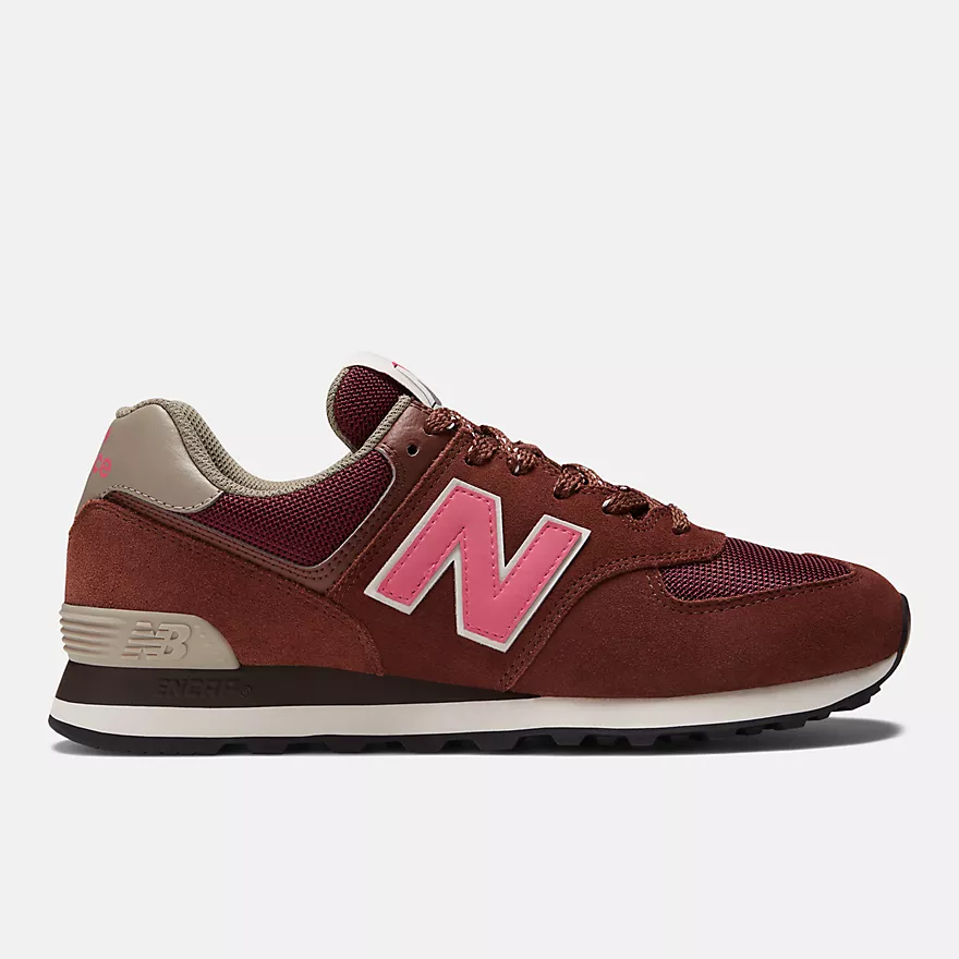 New Balance 574 ‘Brown / Pink’ .99 Free Shipping