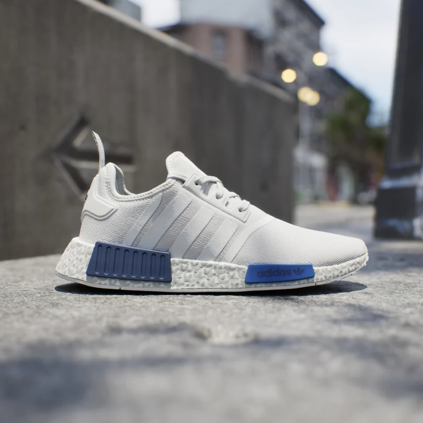 adidas NMD R1 ‘Cloud White / Bright Royal’ .00 Free Shipping