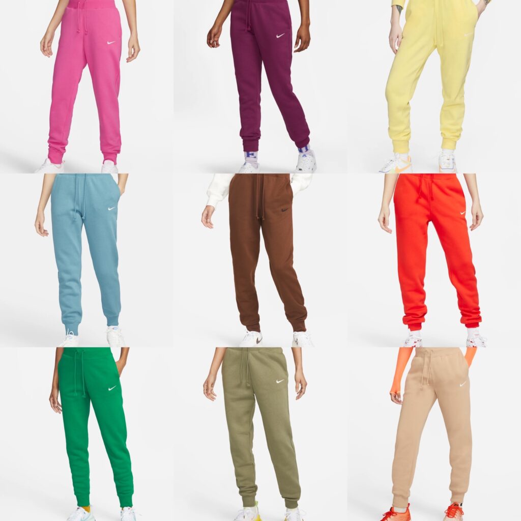 Women’s Nike Sportswear Fleece High Waisted Joggers .97