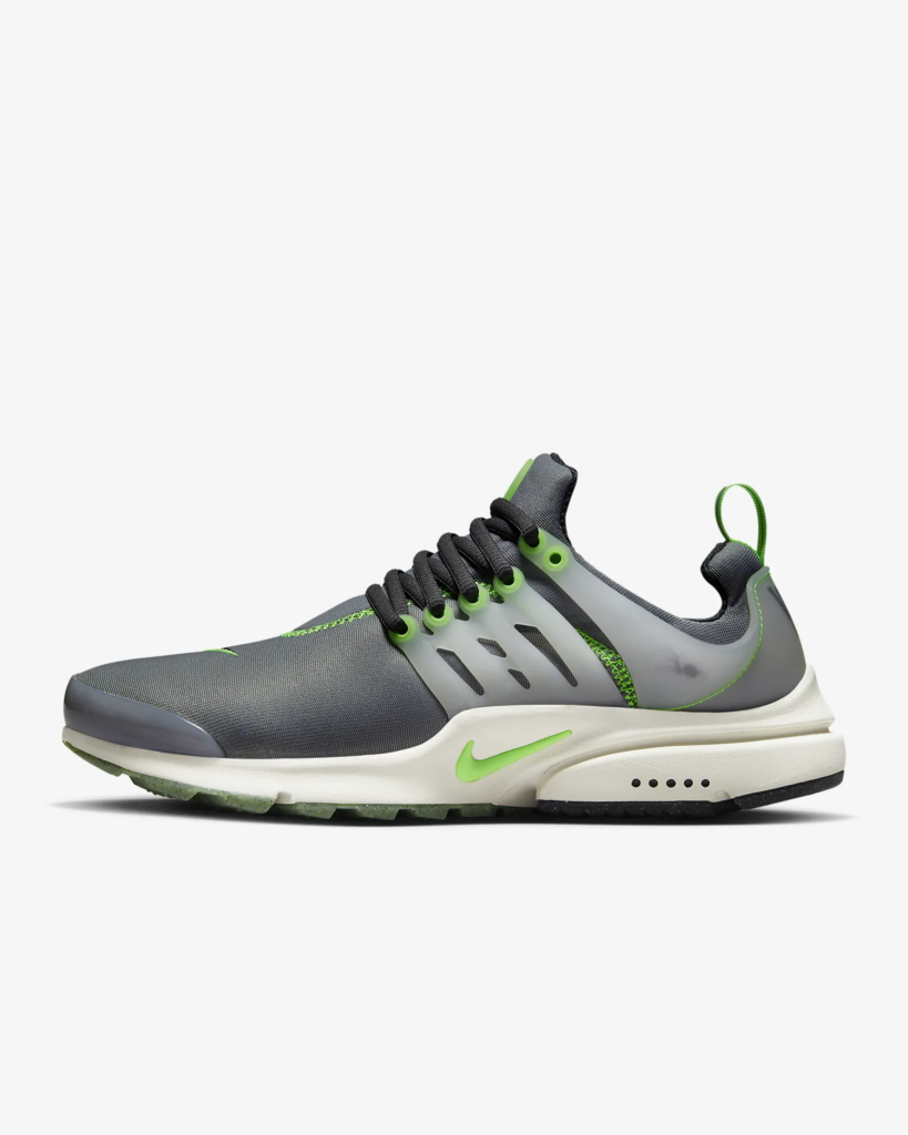 Nike Air Presto Premium ‘Grey / Scream Green’ .77 Free Shipping