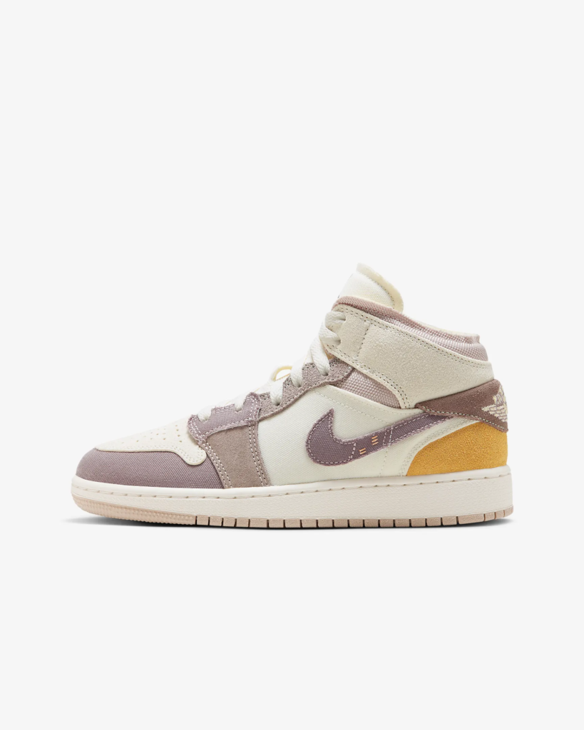 GS Air Jordan 1 Mid SE Craft ‘Taupe Haze’ .77 Free Shipping