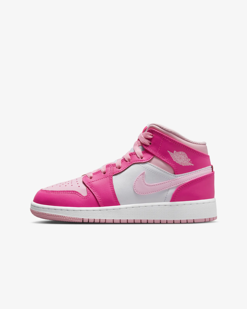 GS Air Jordan 1 Mid ‘Fierce Pink’