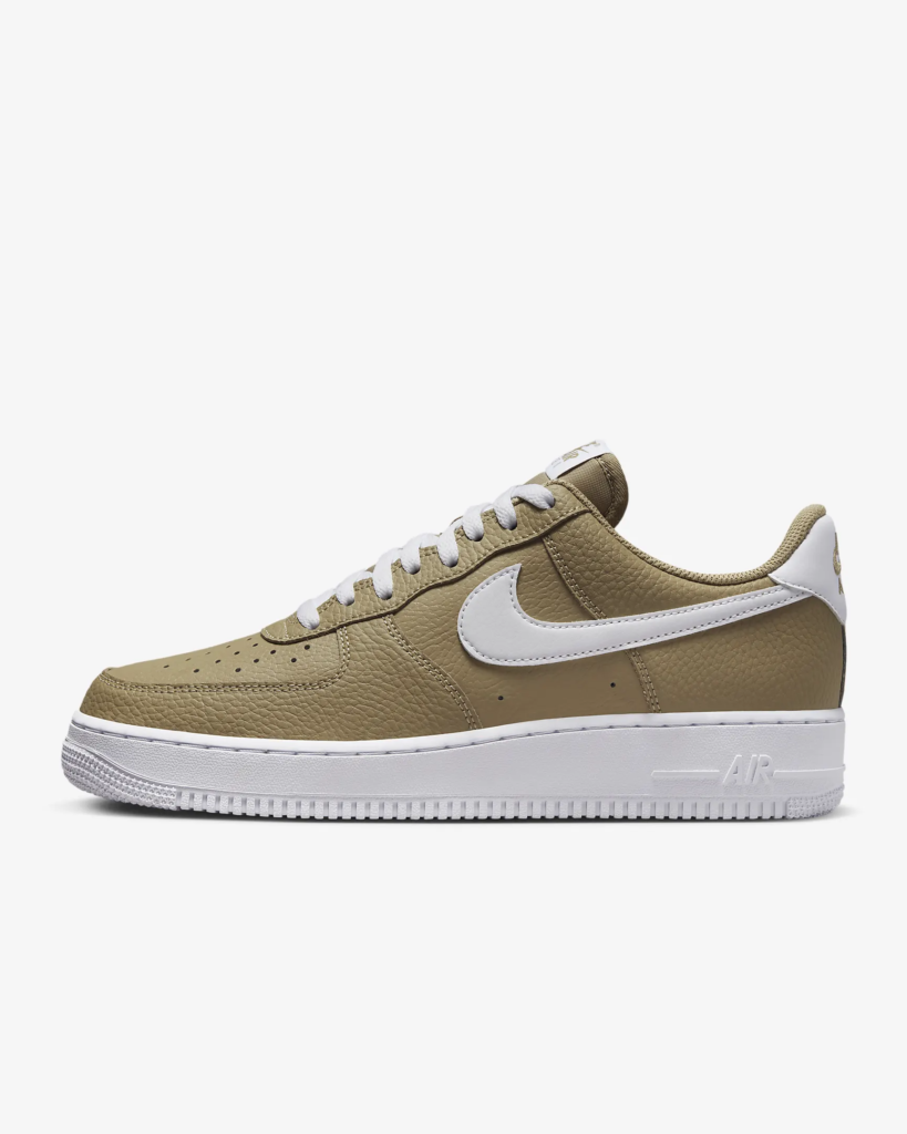Nike Air Force 1 ’07 ‘Khaki / White’ .17 Free Shipping