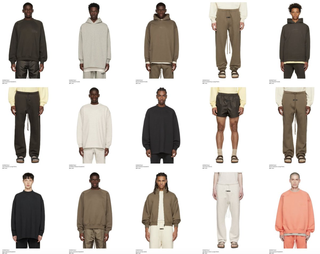Up to 65% off Fear of God Essentials Collection