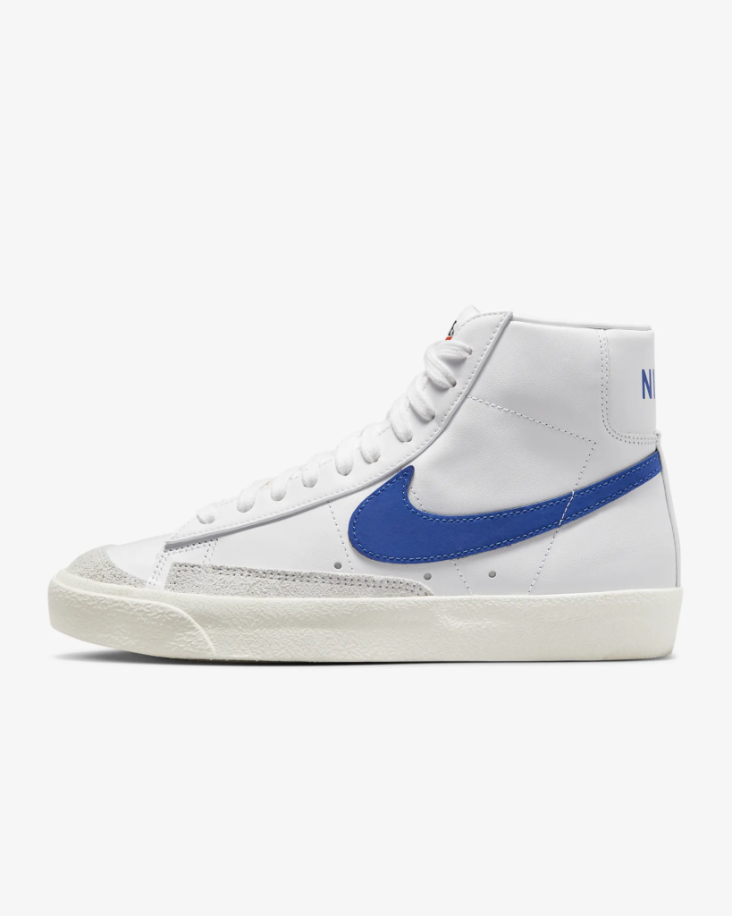 Women’s Nike Blazer Mid ’77 ‘White / Game Royal’ .97 Free Shipping