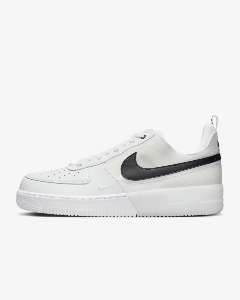 Nike Air Force 1 React ‘White / Black’ .57 Free Shipping