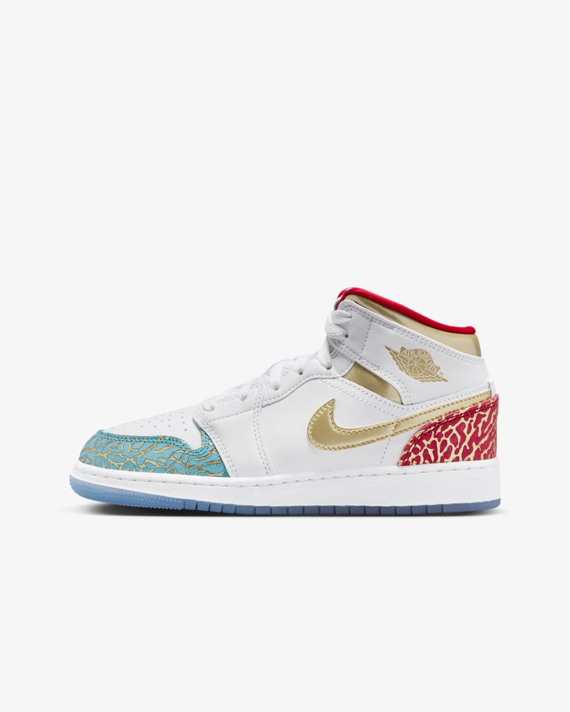 GS Air Jordan 1 Mid Sneaker School