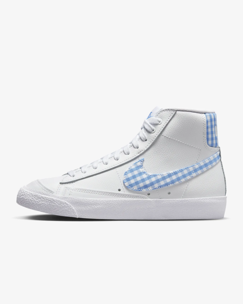 Women’s Nike Blazer Mid ’77 ‘Blue Gingham’ .97 Free Shipping