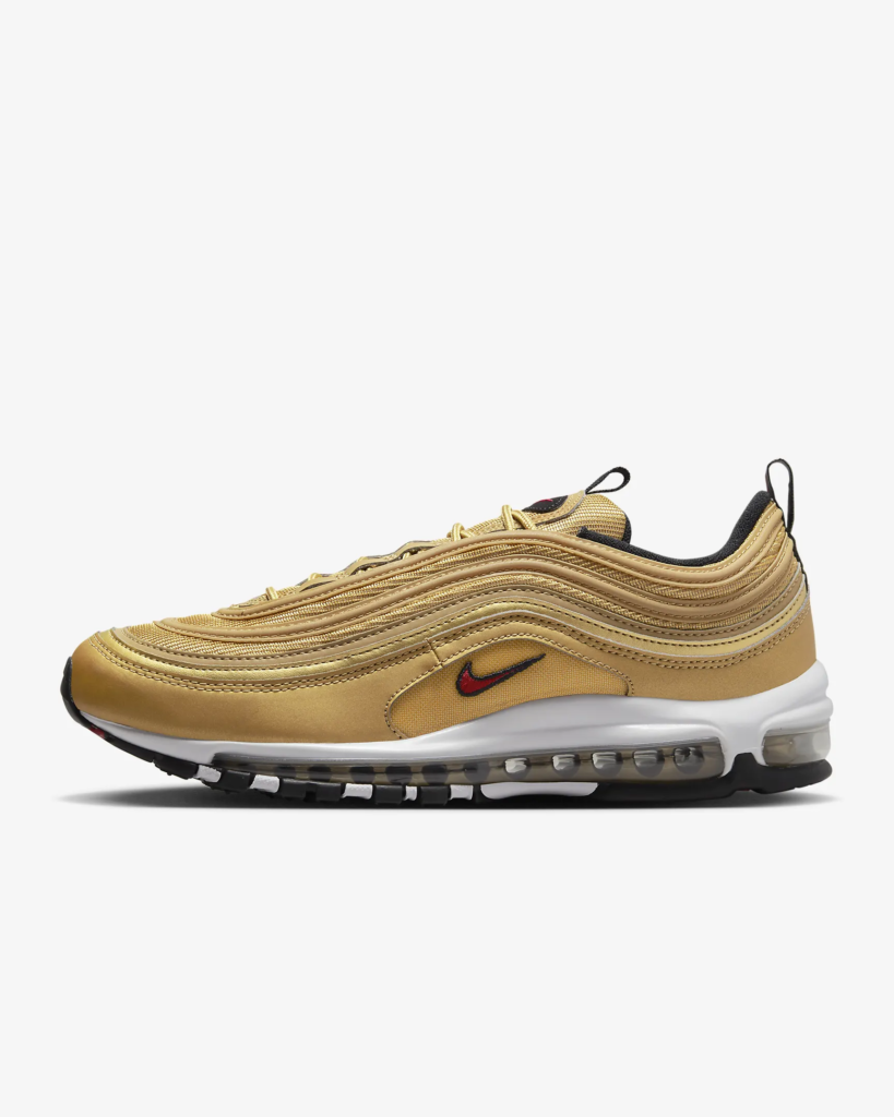 Nike Air Max 97 OG ‘Gold Bullet’ .47 Free Shipping