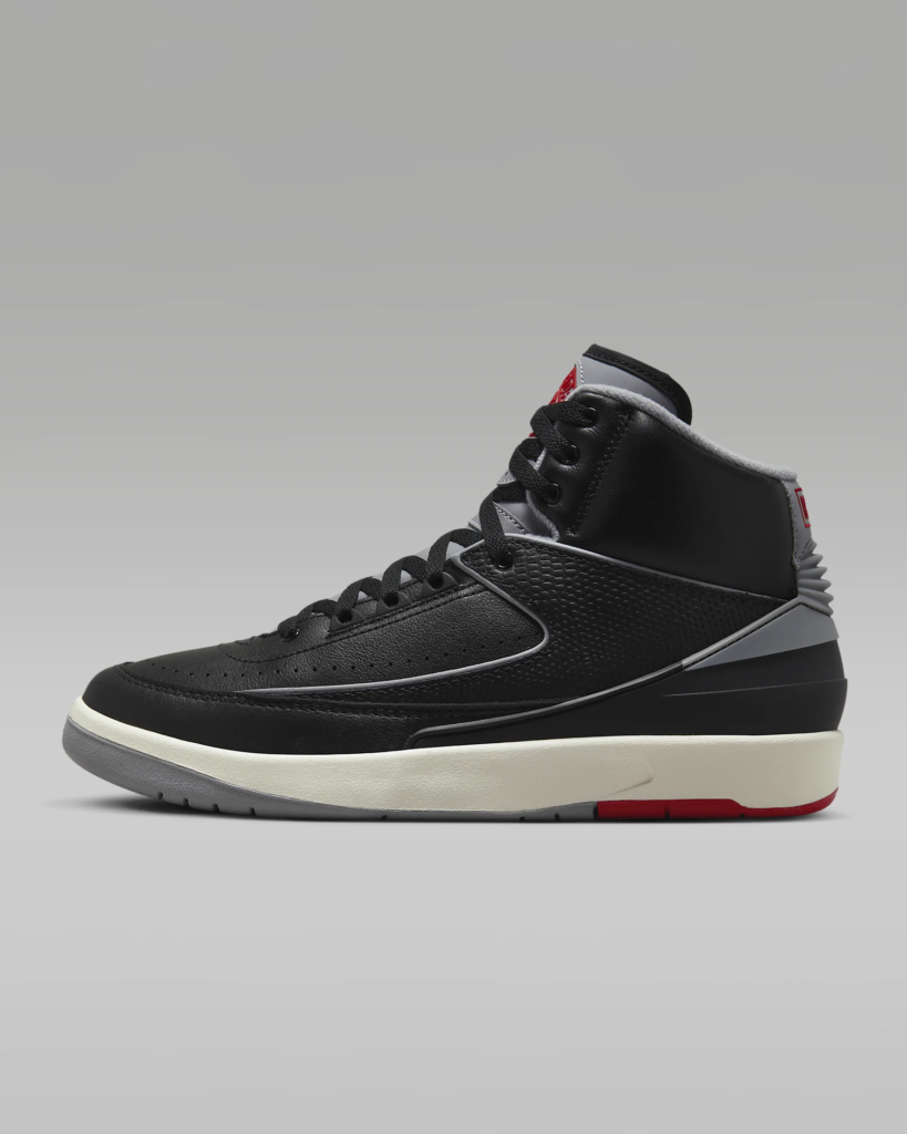 Air Jordan 2 Retro ‘Black / Cement Grey’ 1.25 Free Shipping